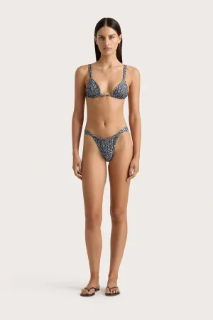 Mary Bikini Top Amanylis Charred Navy - Final Sale