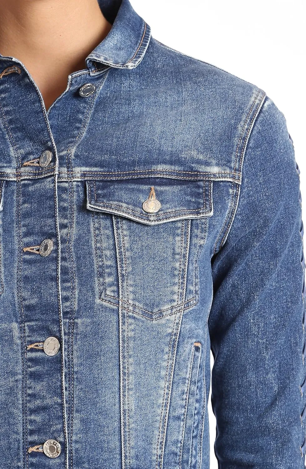 Mavi Women's Katy Classic Fit Denim Jackets