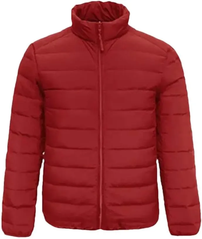 MEN SEAMLESS DOWN JACKET Men's Packable Lightweight Long-Sleeve Full-Zip Puffer Jacket