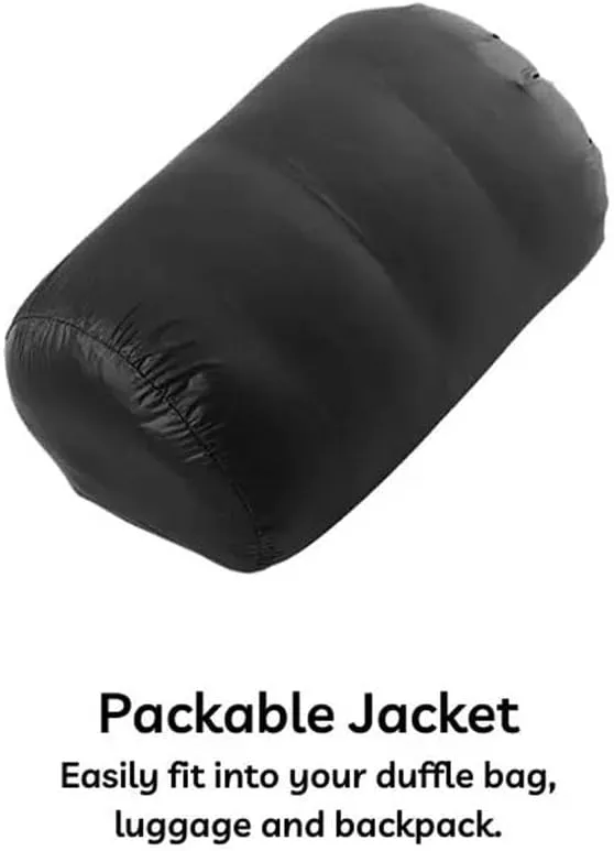 MEN SEAMLESS DOWN JACKET Men's Packable Lightweight Long-Sleeve Full-Zip Puffer Jacket