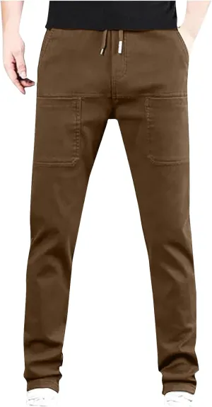 Mencomfy Cargo Pants Multipants - High Stretch Multi Pocket Durable Cargo Pants for Men Comfort Cargo Hiking Pant