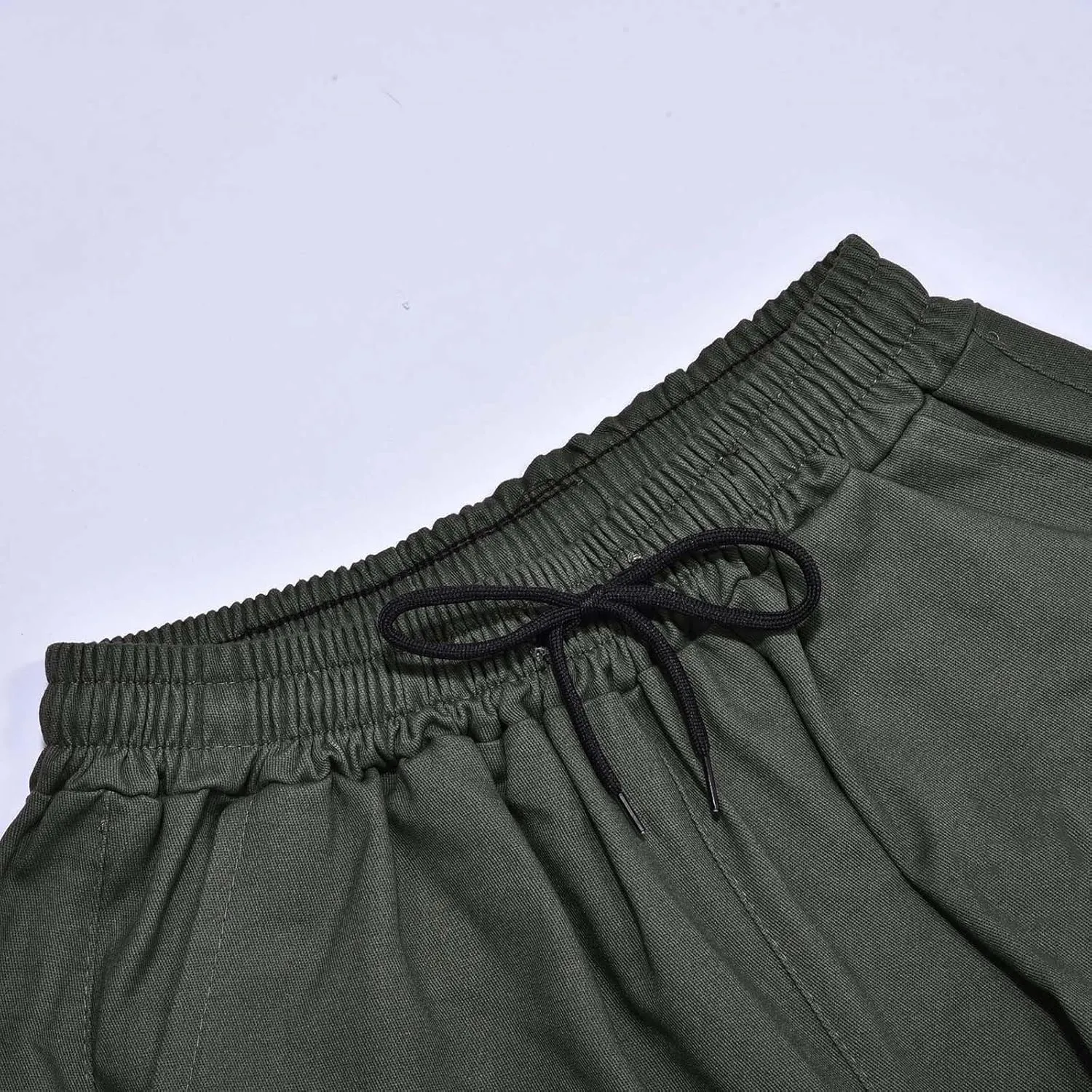 Men's Cargo Pants with Flap Pockets Hiking Sweatpants Casual Athletic Jogger Sports Outdoor Trousers Relaxed Fit