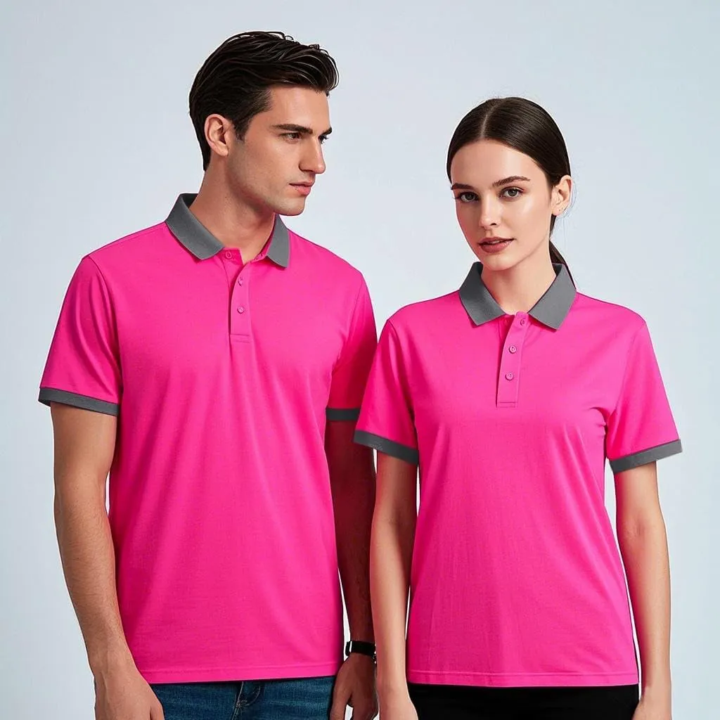 Mens High Visibility Safety Short Sleeve T-Shirt with Pocket Moisture Wicking Shirts,Multipack