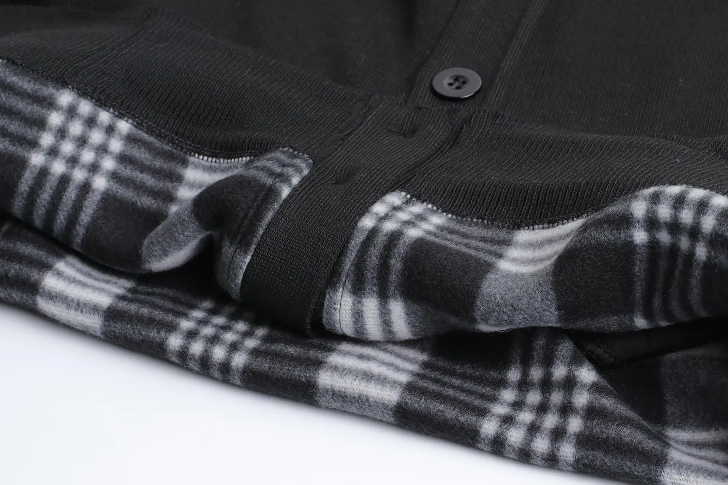 Men's Knitted Sweater Vest Fleece Lined Sleeveless Cardigan V Neck Button Down Knitwear with Pockets for Winter