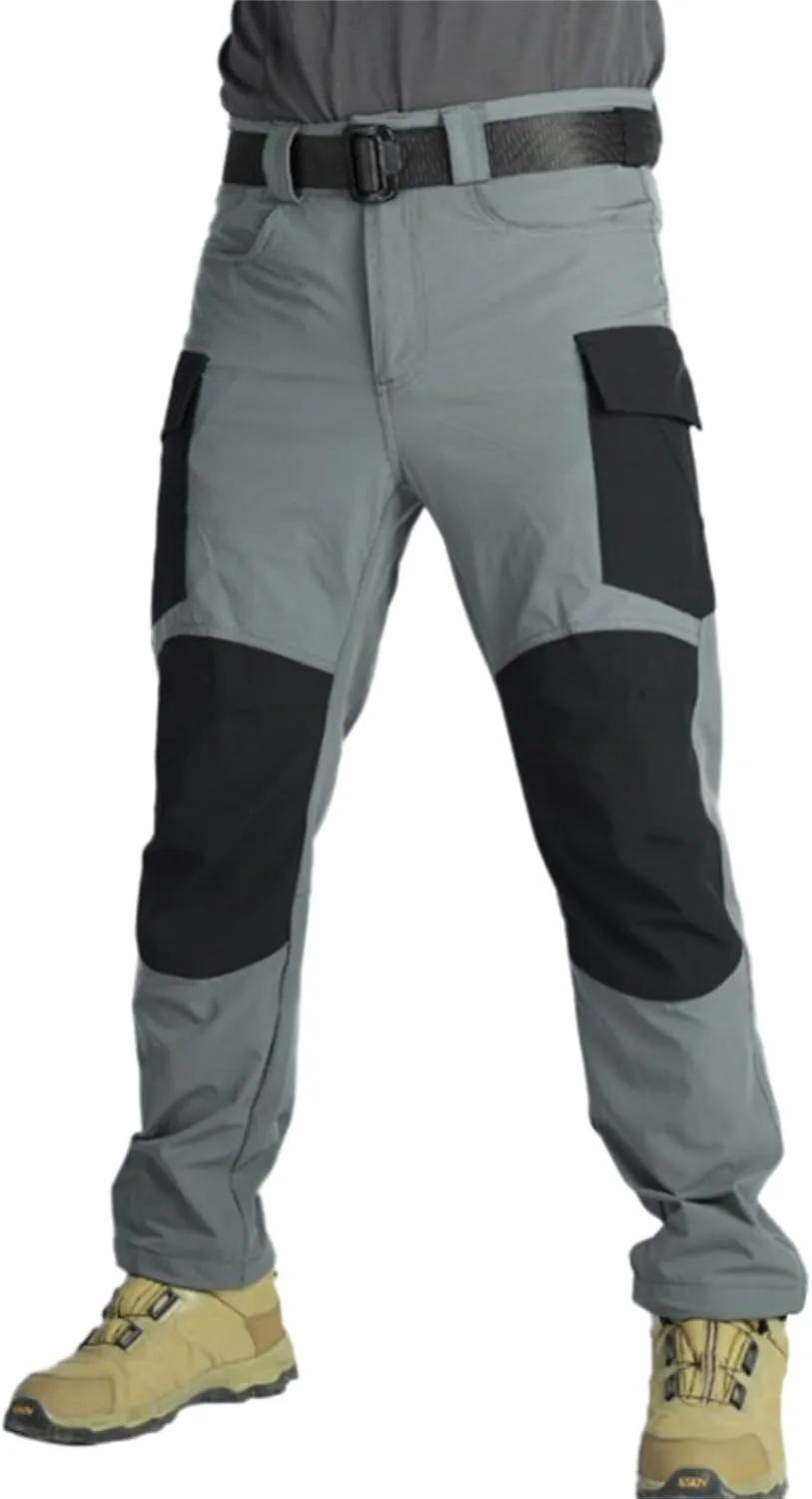 Men's Lightweight Cargo Trouser Hiking Pants Army Combat Work Pants Casual Pants Mens Tactical Outdoor Pants