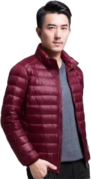 Men's Lightweight Down Jacket Men's Cotton-Padded Jacket Short Trendy Winter Coat