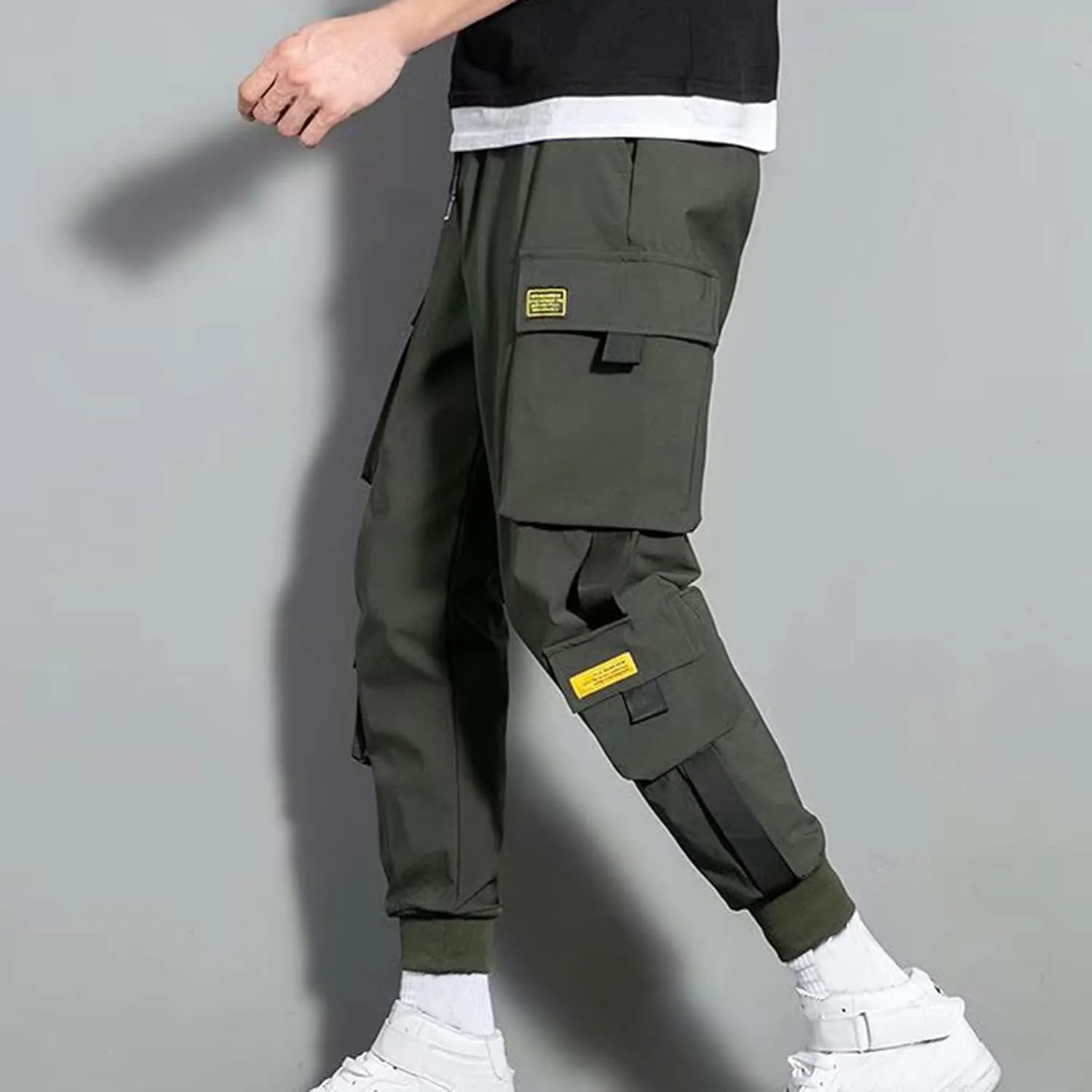 Mens Stylish Jogger Pants Plus Size Harem Pants Japanese Joggers Hip Hop Harajuku Streetwear Hippie Sweatpants
