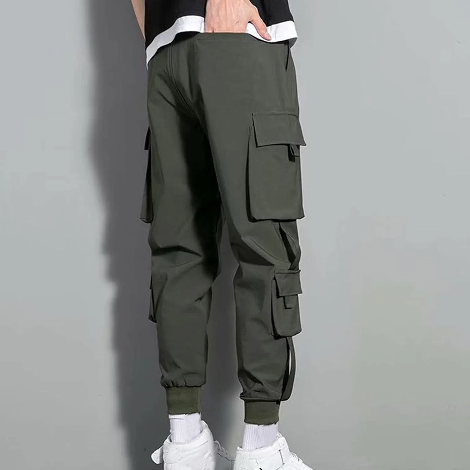 Mens Stylish Jogger Pants Plus Size Harem Pants Japanese Joggers Hip Hop Harajuku Streetwear Hippie Sweatpants
