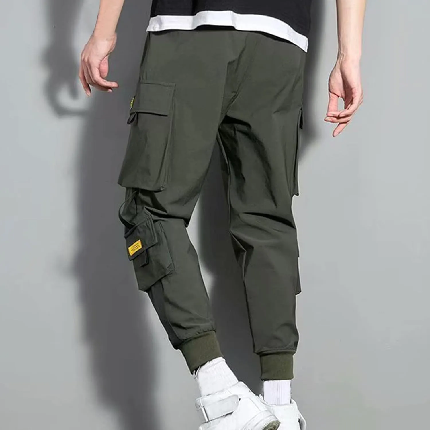 Mens Stylish Jogger Pants Plus Size Harem Pants Japanese Joggers Hip Hop Harajuku Streetwear Hippie Sweatpants