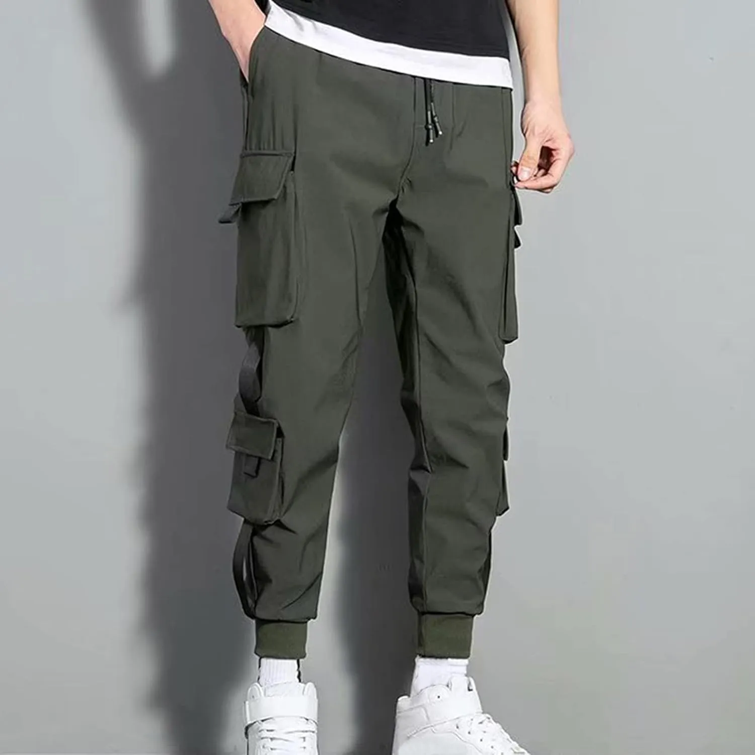 Mens Stylish Jogger Pants Plus Size Harem Pants Japanese Joggers Hip Hop Harajuku Streetwear Hippie Sweatpants