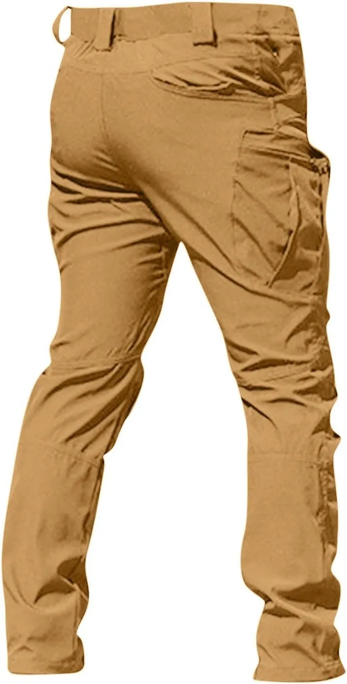 Men's Work Pants Hiking Gym Sweatpants Relaxed Fit Casual Joggers Quick Dry Athletic Lightweight Trousers