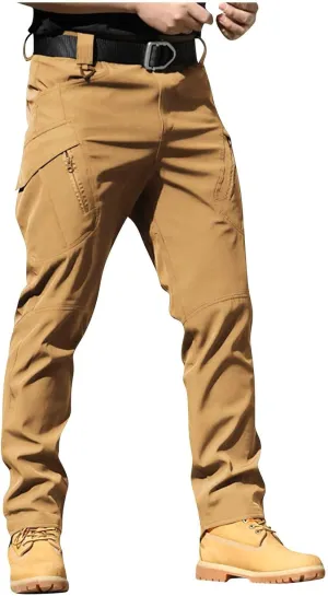 Men's Work Pants Hiking Gym Sweatpants Relaxed Fit Casual Joggers Quick Dry Athletic Lightweight Trousers