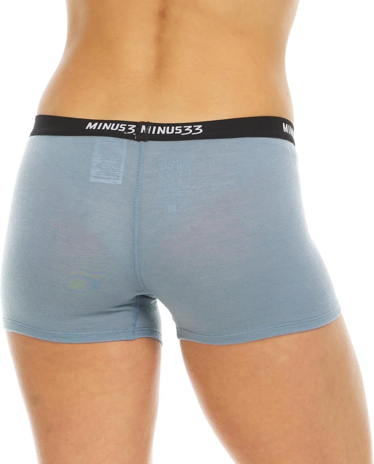 Merino Wool Boyshorts - Womens Underwear for Hiking - Moisture Wicking Underwear - Athletic Anti-Chafe Underwear