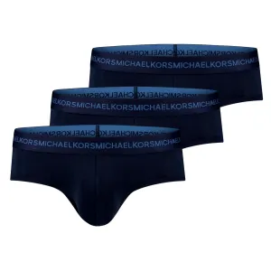 Michael Kors Supreme Touch Supima Cotton Blend 3 Pack Briefs - Navy