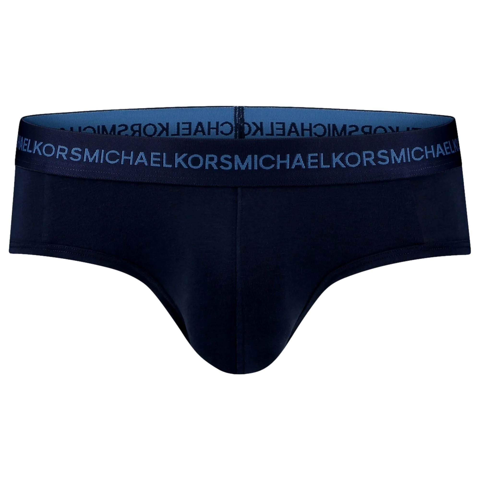 Michael Kors Supreme Touch Supima Cotton Blend 3 Pack Briefs - Navy