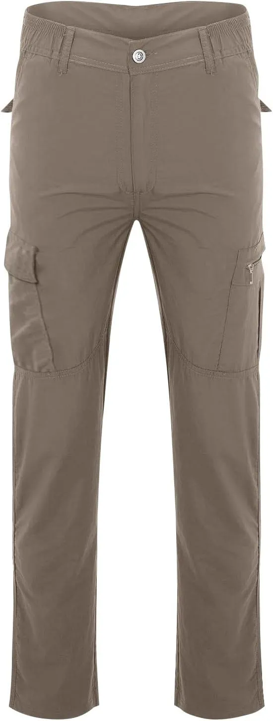 midelxp Slim Fit Cargo Pants for Men Ripstop Flex Tactical Pants Stretch Outdoor Work Pants with Multi Pockets Hiking Pants