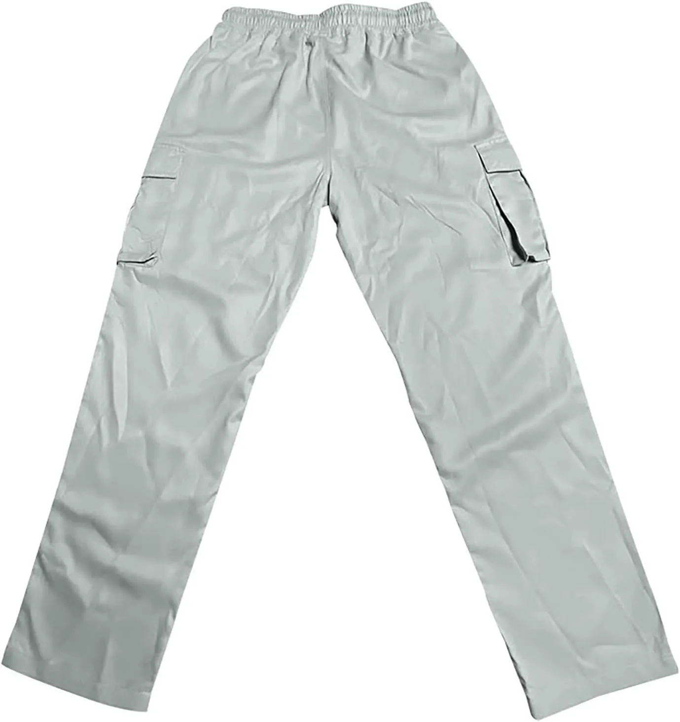 midelxp Stretch Cargo Pants for Men Baggy Straight Leg Tactical Pants with Pocket Drawstring Waist Ripstop Outdoor Work Pants