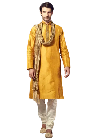 Mustard Yellow Kurta Pajama Set