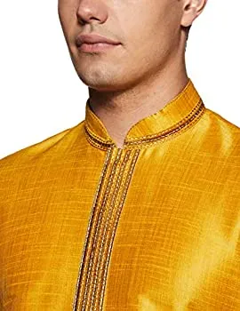 Mustard Yellow Kurta Pajama Set