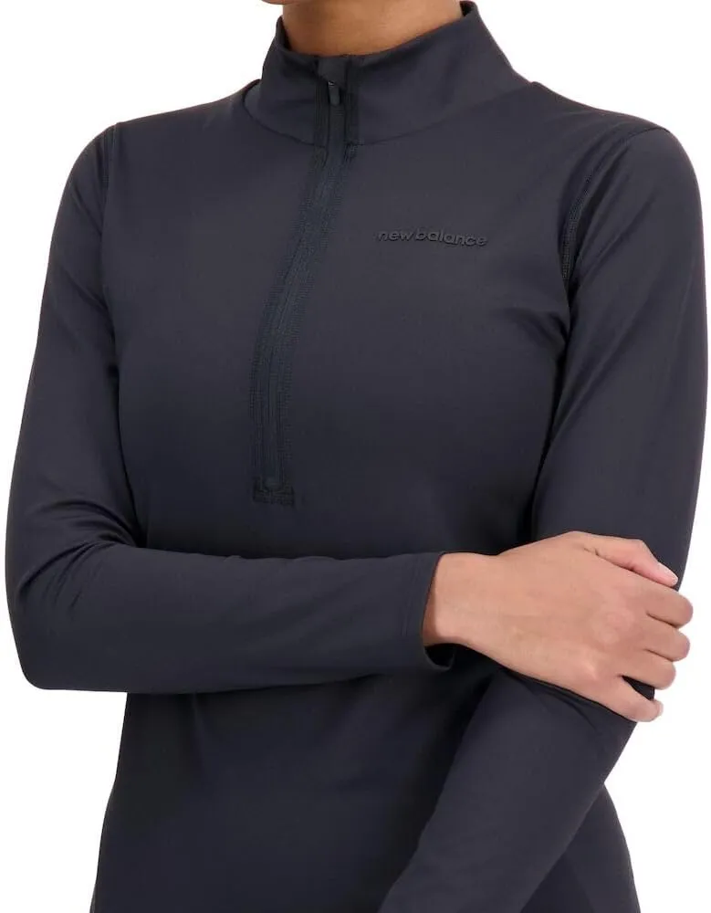 New Balance Women's Achiever Shape Shield Half Zip Top