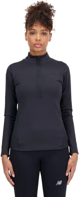 New Balance Women's Achiever Shape Shield Half Zip Top