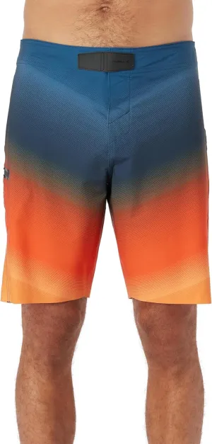 O'NEILL Men's 19 Inch Fade Boardshorts - Water Resistant Swim Trunks for Men with Quick Dry Stretch Fabric and Pockets