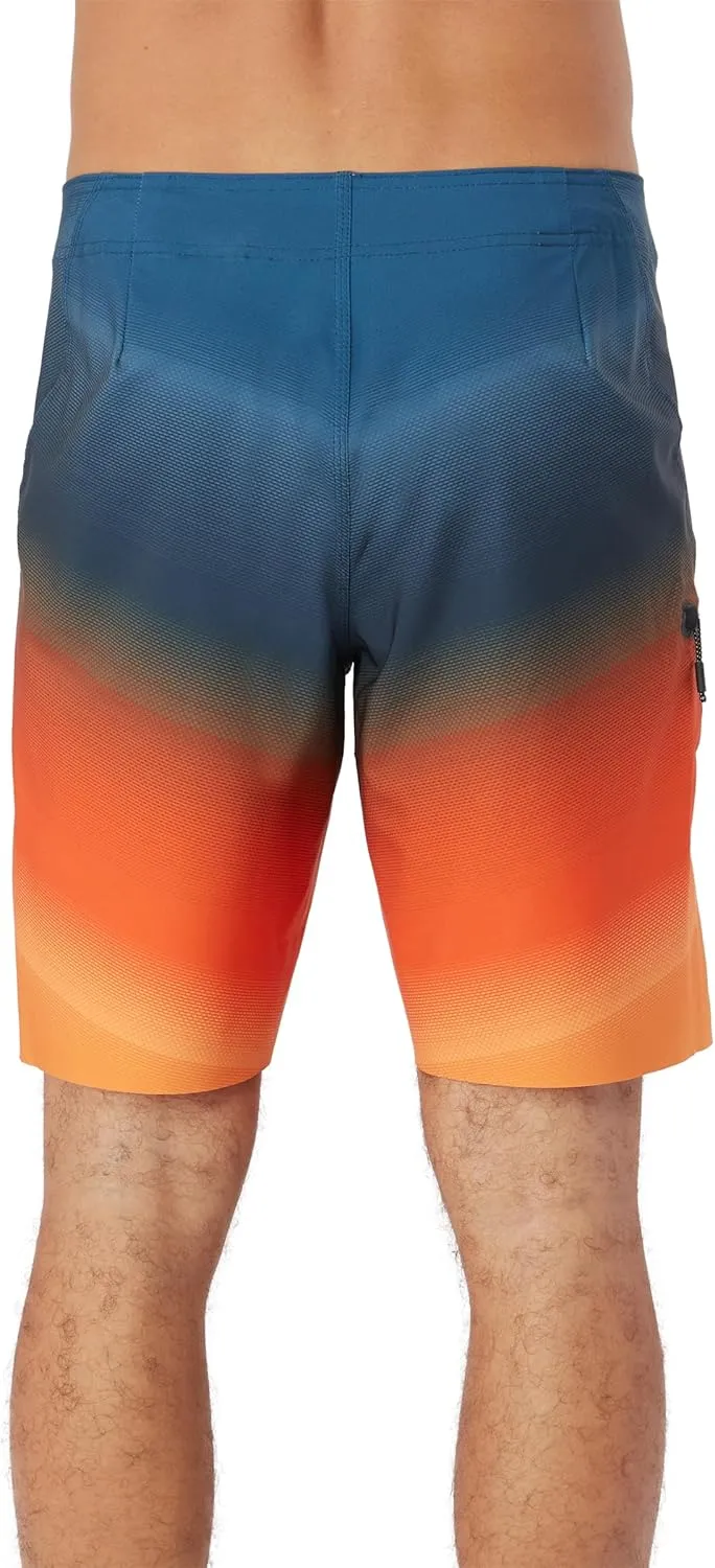 O'NEILL Men's 19 Inch Fade Boardshorts - Water Resistant Swim Trunks for Men with Quick Dry Stretch Fabric and Pockets