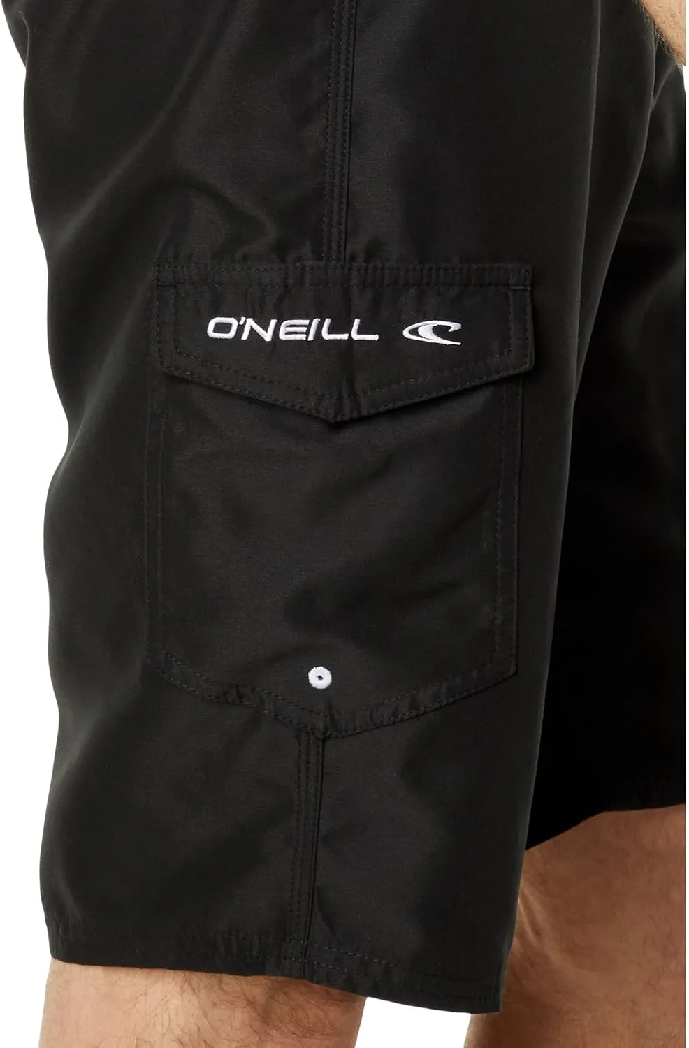 O'NEILL Men's 21 Inch Solid Boardshorts-Water Resistant Swim Trunks for Men with Quick Dry Stretch Fabric and Pockets