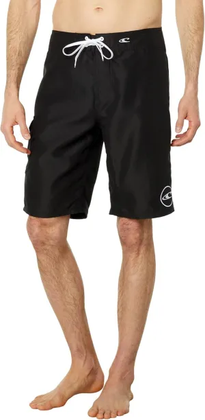 O'NEILL Men's 21 Inch Solid Boardshorts-Water Resistant Swim Trunks for Men with Quick Dry Stretch Fabric and Pockets