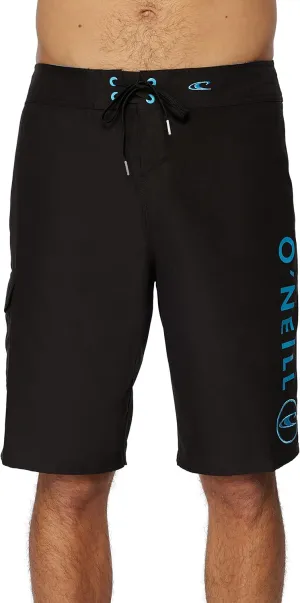 O'NEILL Men's 21 Inch Solid Boardshorts-Water Resistant Swim Trunks for Men with Quick Dry Stretch Fabric and Pockets