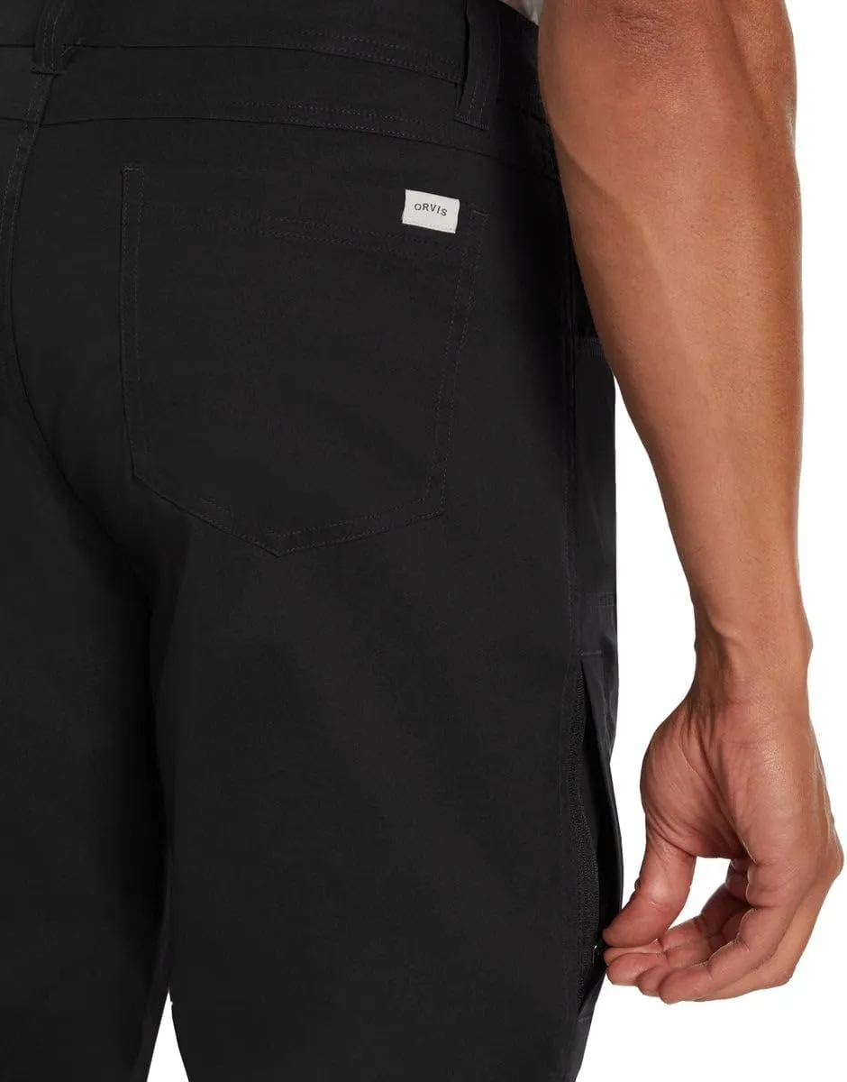 Orvis Mens Regular Fit Fleece Lined Stretch Fabric Pant