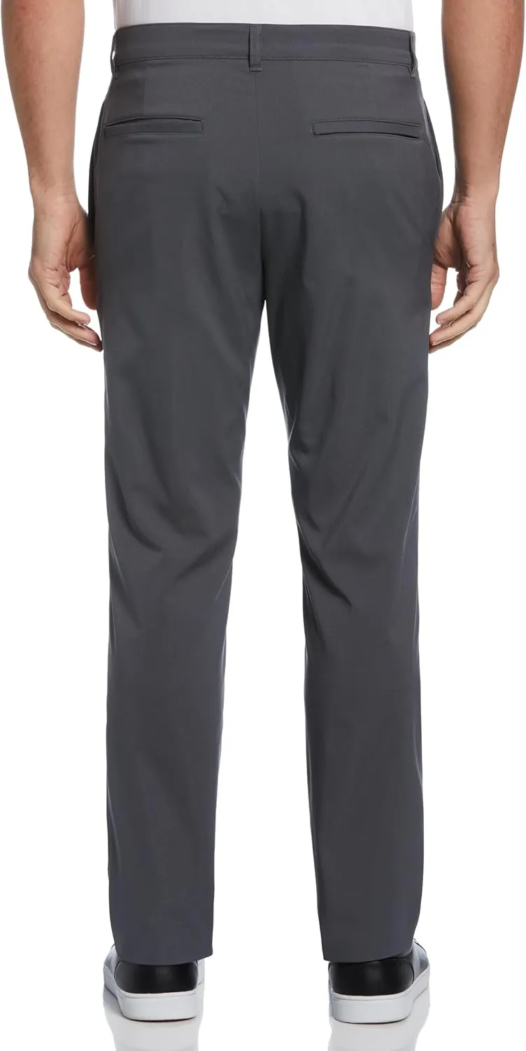 Perry Ellis Portfolio Slim Fit Men's Dress Pants, Flat Front, Stretch Fabric, Soft and Durable Slacks for Men