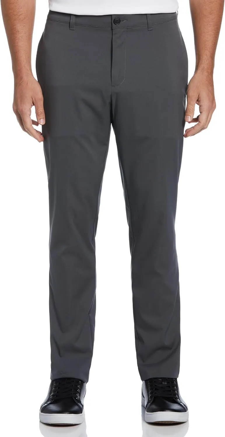 Perry Ellis Portfolio Slim Fit Men's Dress Pants, Flat Front, Stretch Fabric, Soft and Durable Slacks for Men