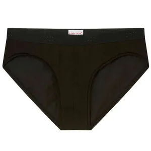 Pima Cotton Stretch Brief, Black