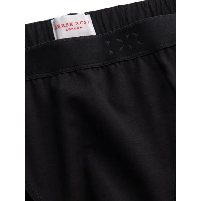 Pima Cotton Stretch Brief, Black