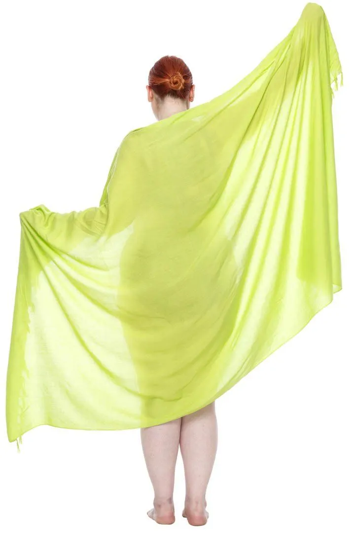 Plus Size Solid Sarong Wrap - Beach Cover-Up Skirt by SHU-SHI