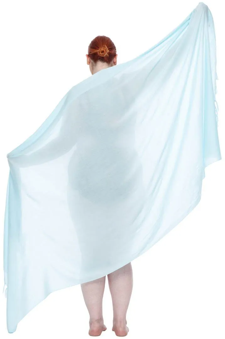 Plus Size Solid Sarong Wrap - Beach Cover-Up Skirt by SHU-SHI