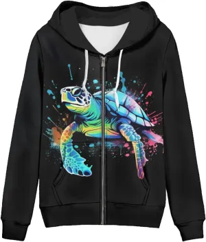 POLERO Jamaica Flag Hoodies for Women Zip-Up Hoodie Sweatshirt with Pocket for Casual Fall Hoody Shirts XS-5XL Sizes