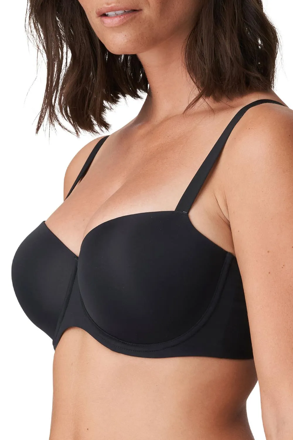 Prima Donna Figuras Padded Balcony Bra, Charcoal (0263252)