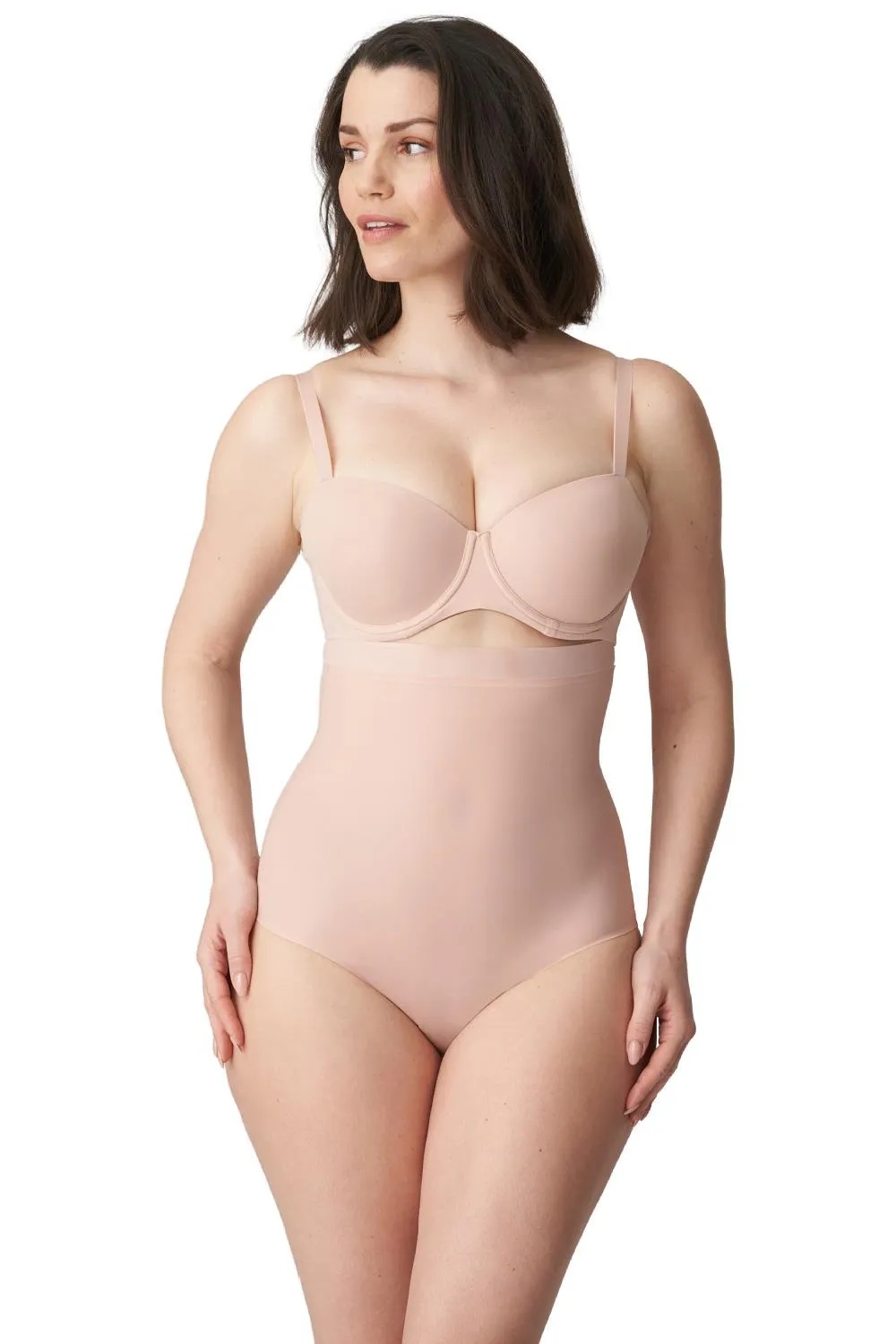 Prima Donna Figuras Smoothing High Briefs, Powder Rose (0563253)