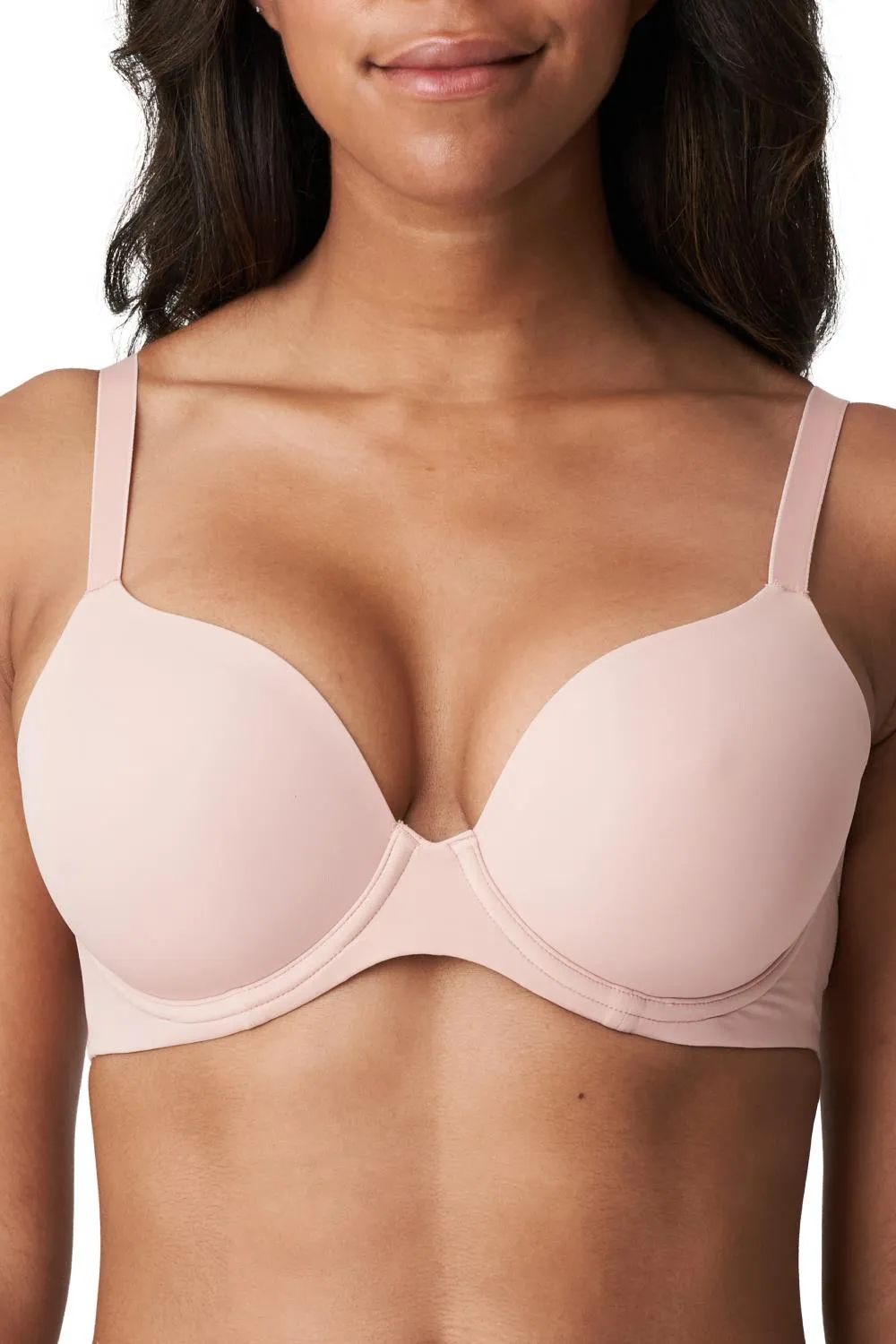 Prima Donna Figuras Spacer Full Coverage Plunge Bra, Powder Rose (0163256)