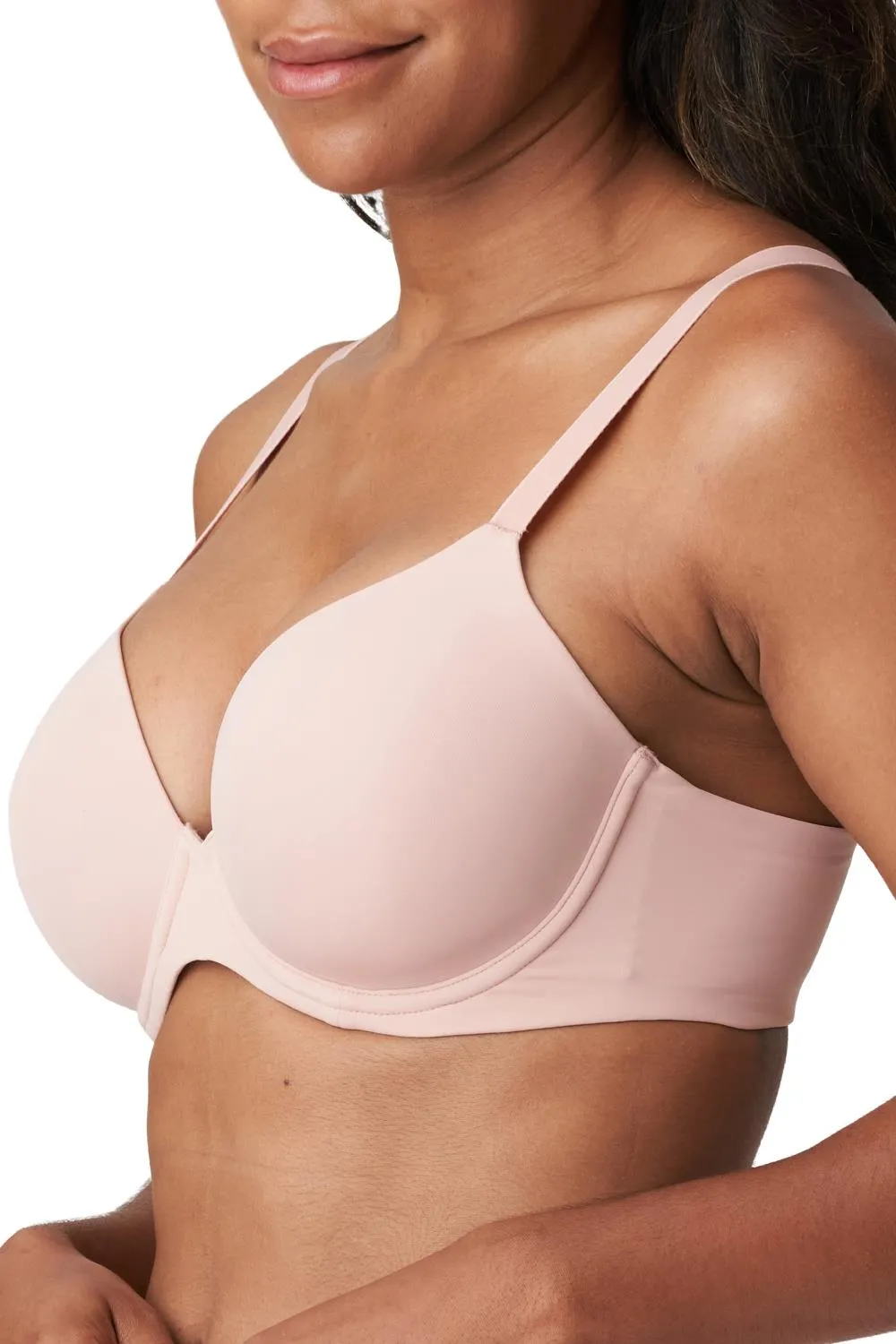 Prima Donna Figuras Spacer Full Coverage Plunge Bra, Powder Rose (0163256)