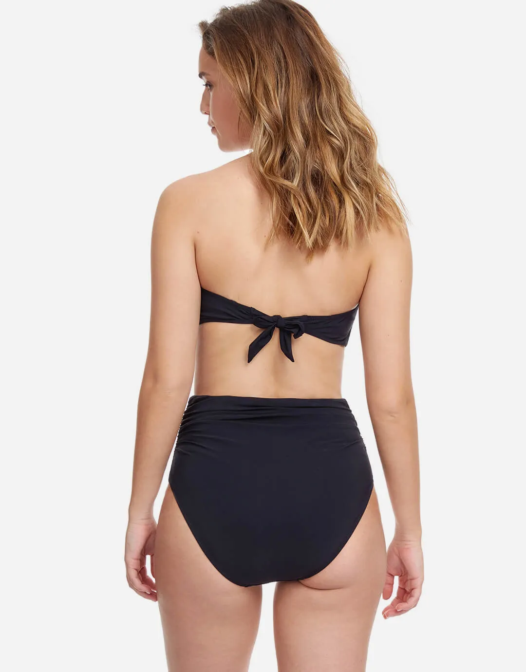 Profile Tutti Frutti Bandeau Bikini Top - Black