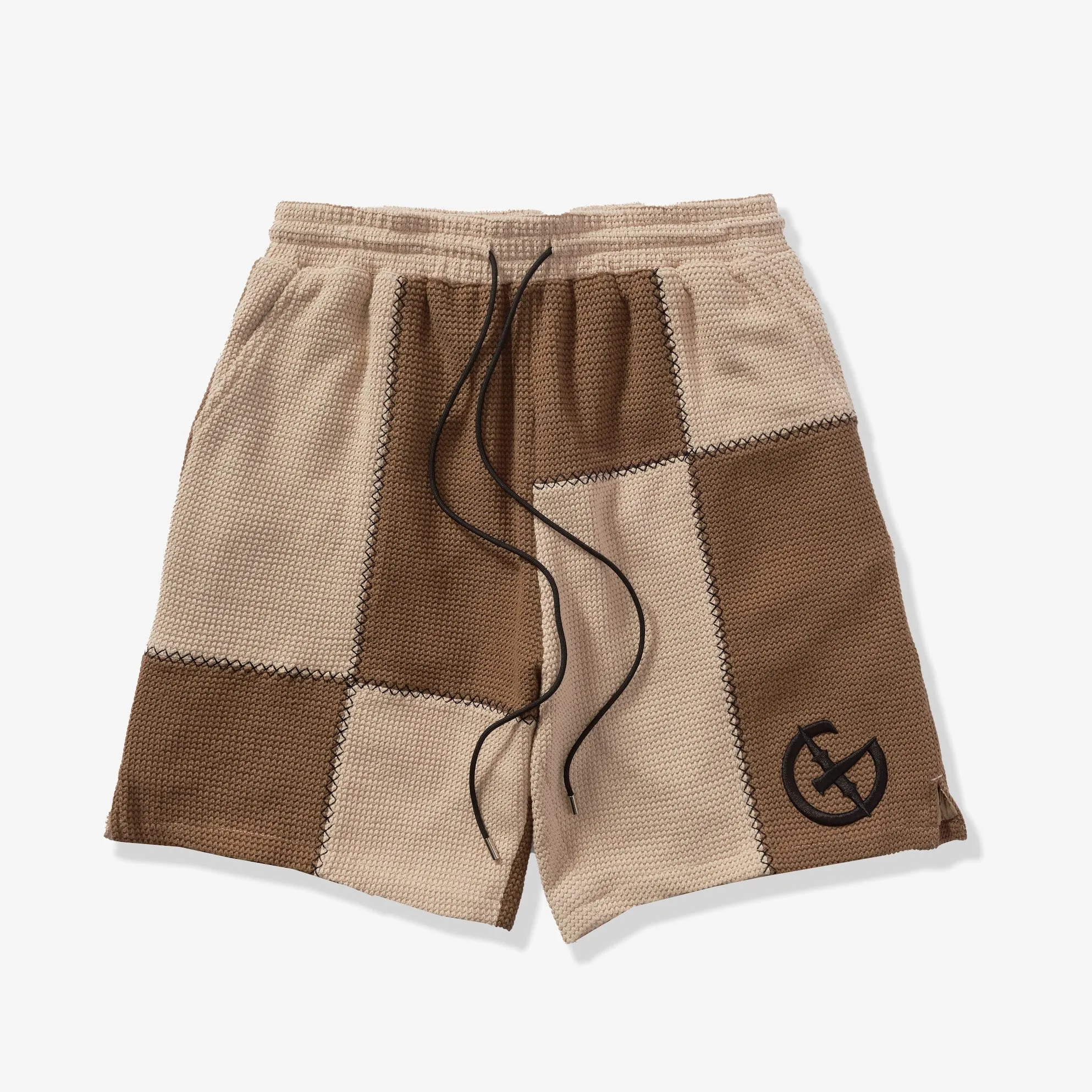 "Dopamine" Knitted Shorts (Mocha)