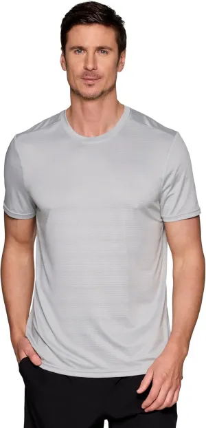 RBX Men's Workout T-Shirt, Breathable Lightweight Stretch Jersey Moisture Wicking Quick Dry Running Training Top