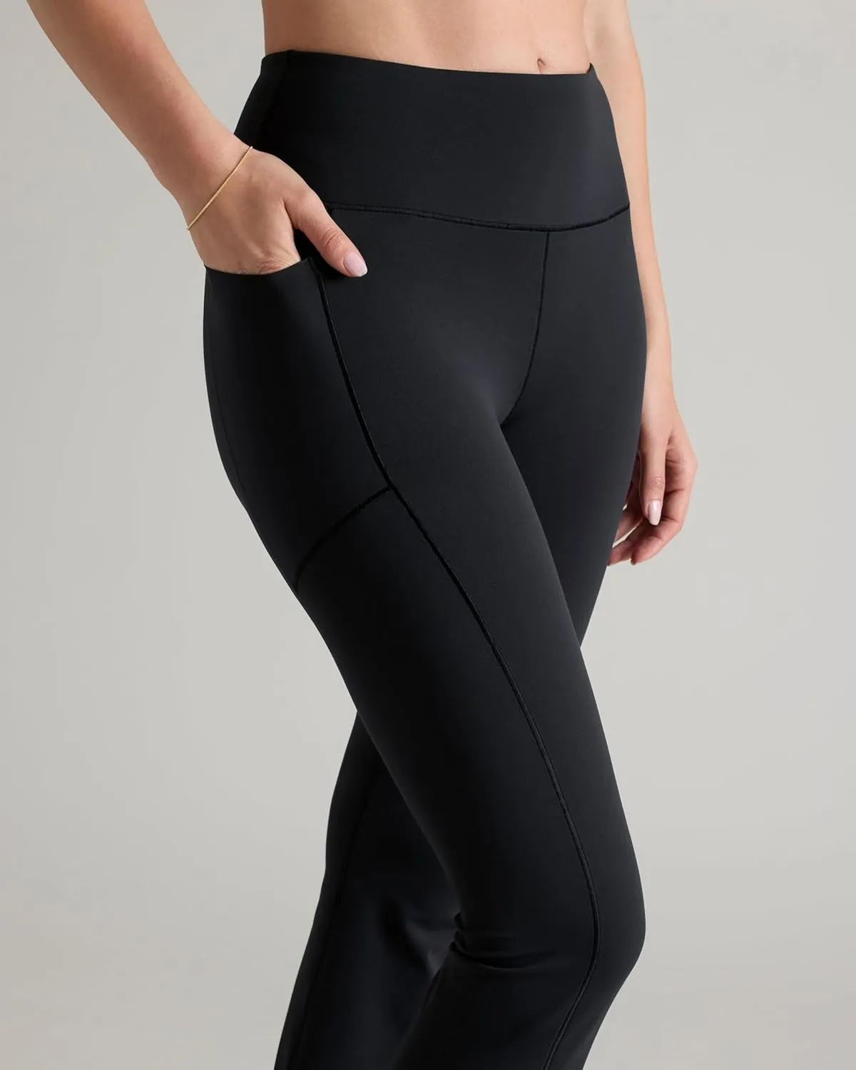 Rhone Women's Leggings - Revive Flare Leggings for Women - Ultrasoft Yoga Pants Made with CosmicKnit 4-Way Stretch Fabric