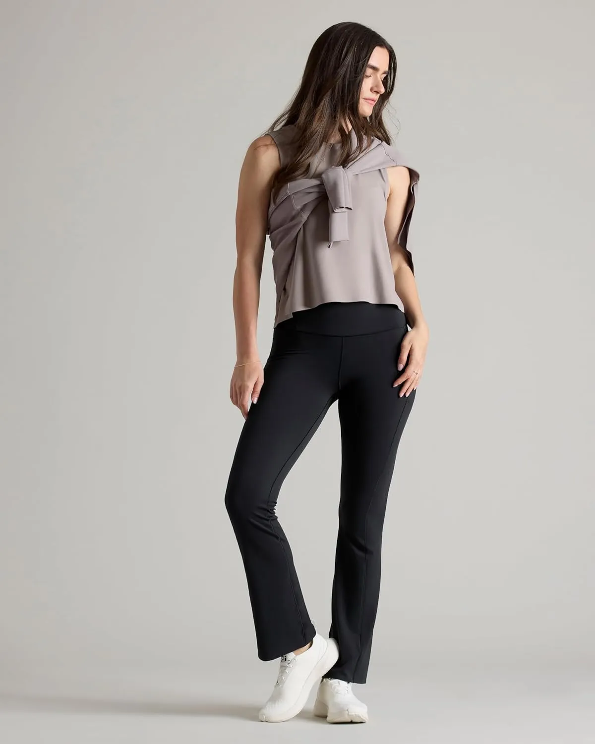 Rhone Women's Leggings - Revive Flare Leggings for Women - Ultrasoft Yoga Pants Made with CosmicKnit 4-Way Stretch Fabric