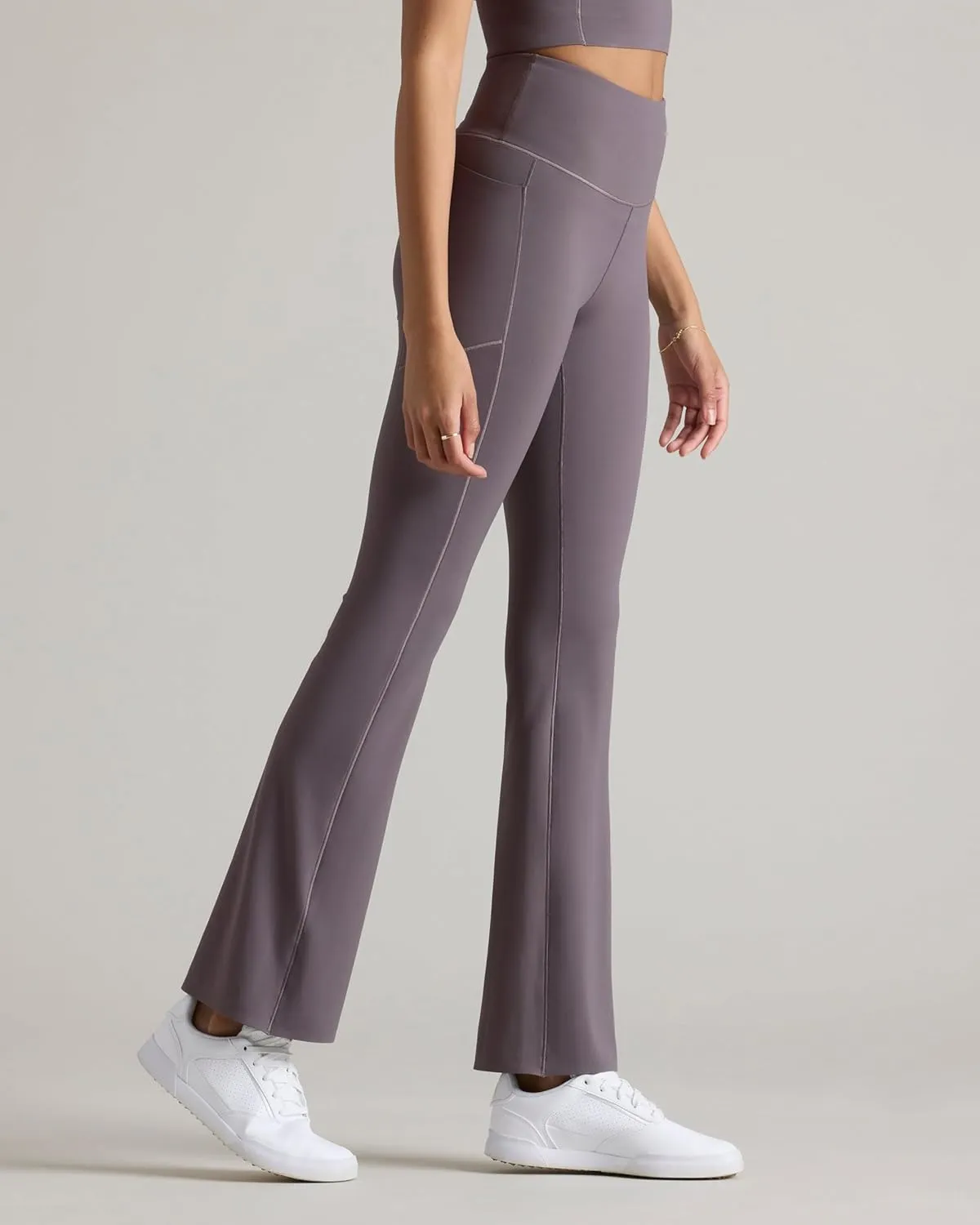 Rhone Women's Leggings - Revive Flare Leggings for Women - Ultrasoft Yoga Pants Made with CosmicKnit 4-Way Stretch Fabric