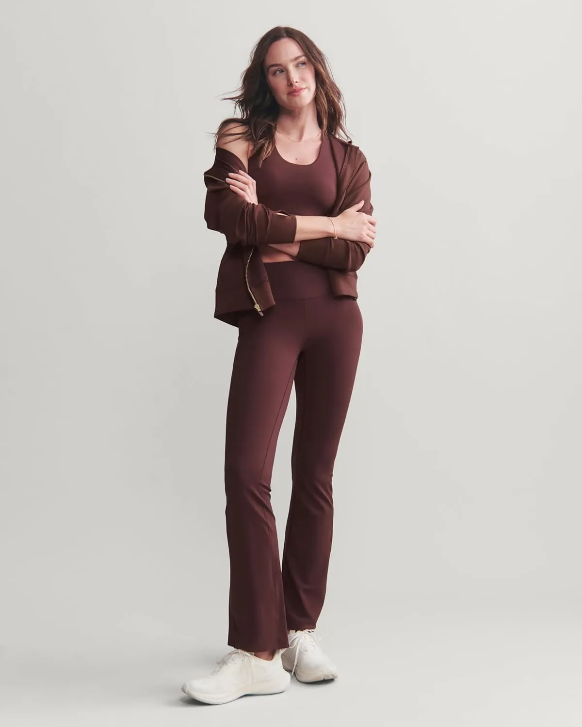 Rhone Women's Leggings - Revive Flare Leggings for Women - Ultrasoft Yoga Pants Made with CosmicKnit 4-Way Stretch Fabric