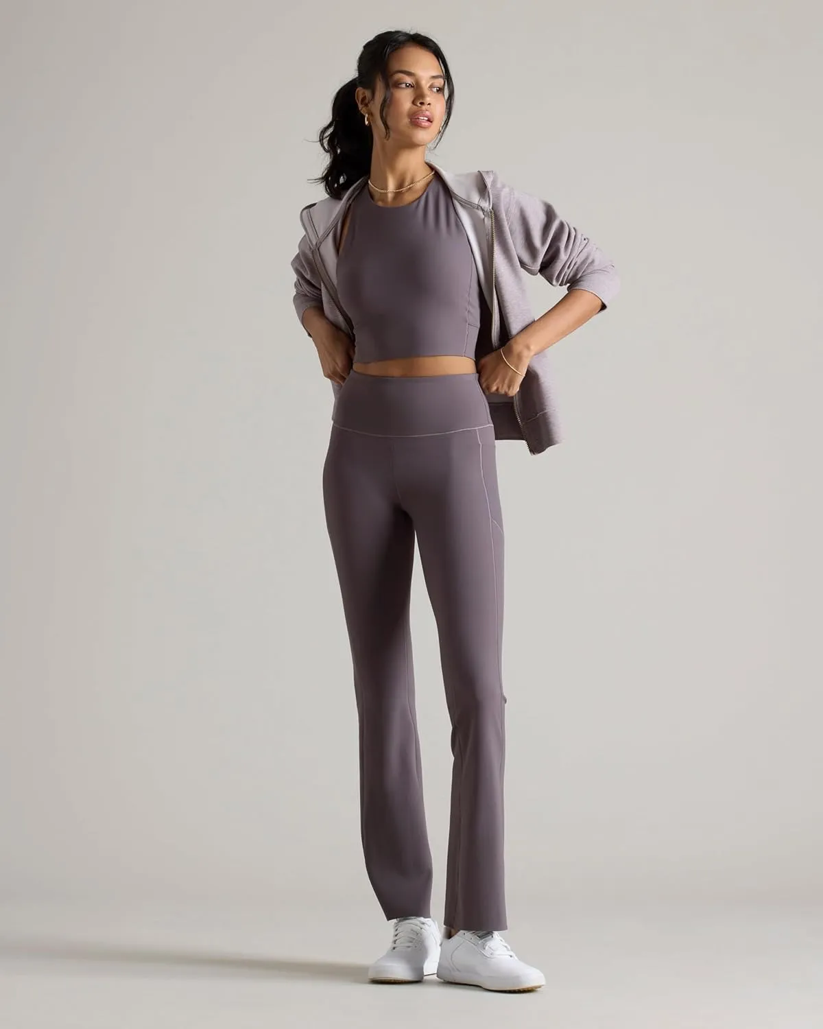 Rhone Women's Leggings - Revive Flare Leggings for Women - Ultrasoft Yoga Pants Made with CosmicKnit 4-Way Stretch Fabric